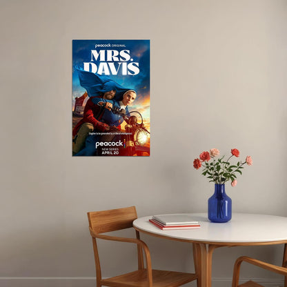 Mrs. Davis Movie Comedy Drama Science Fiction Poster Wall Art Print Home Wall Decor