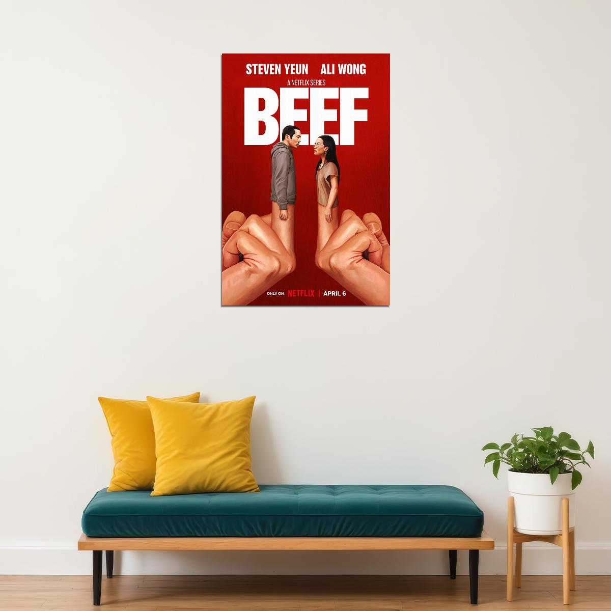 Beef Movie Comedy Drama Action Poster Wall Art Print Home Wall Decor - xonomax