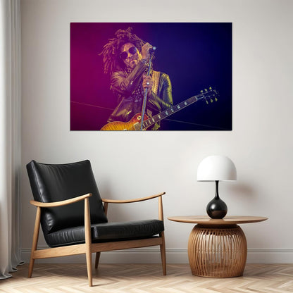 Lenny Kravitz Posed American Music Artist Poster Wall Art Print Home Wall Decor - xonomax