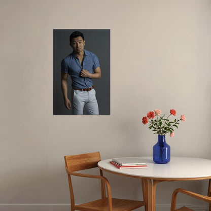 Simu Liu Canadian Actor And Writer Poster Wall Art Print Home Wall Decor - xonomax