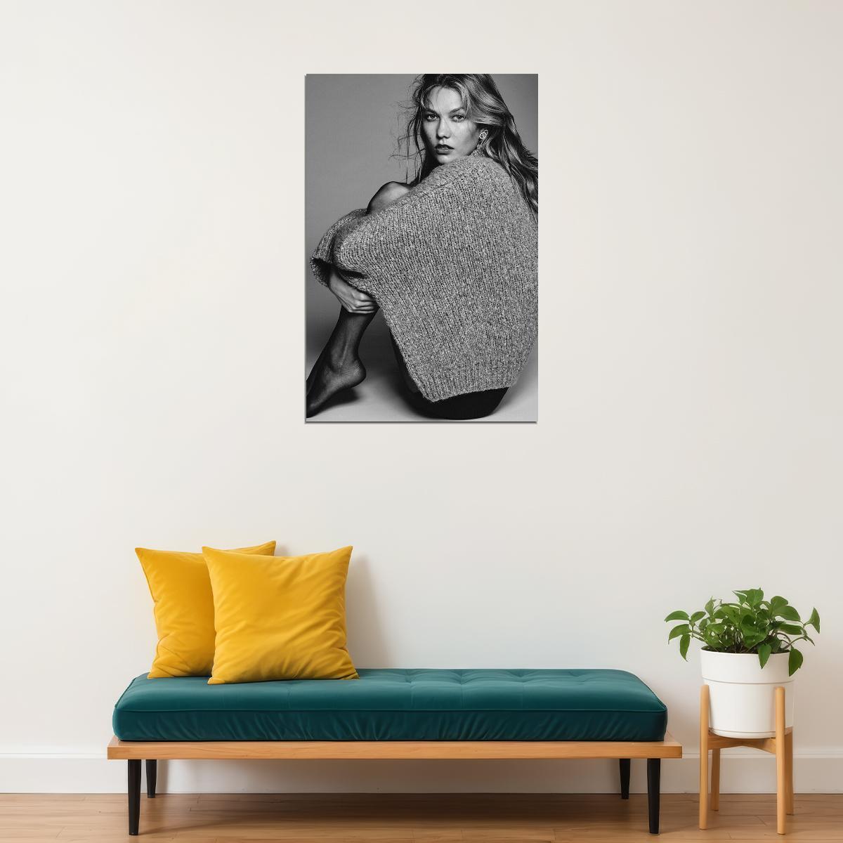 Karlie Kloss American Famous Supermodel Poster Wall Art Print Home Wall Decor - xonomax