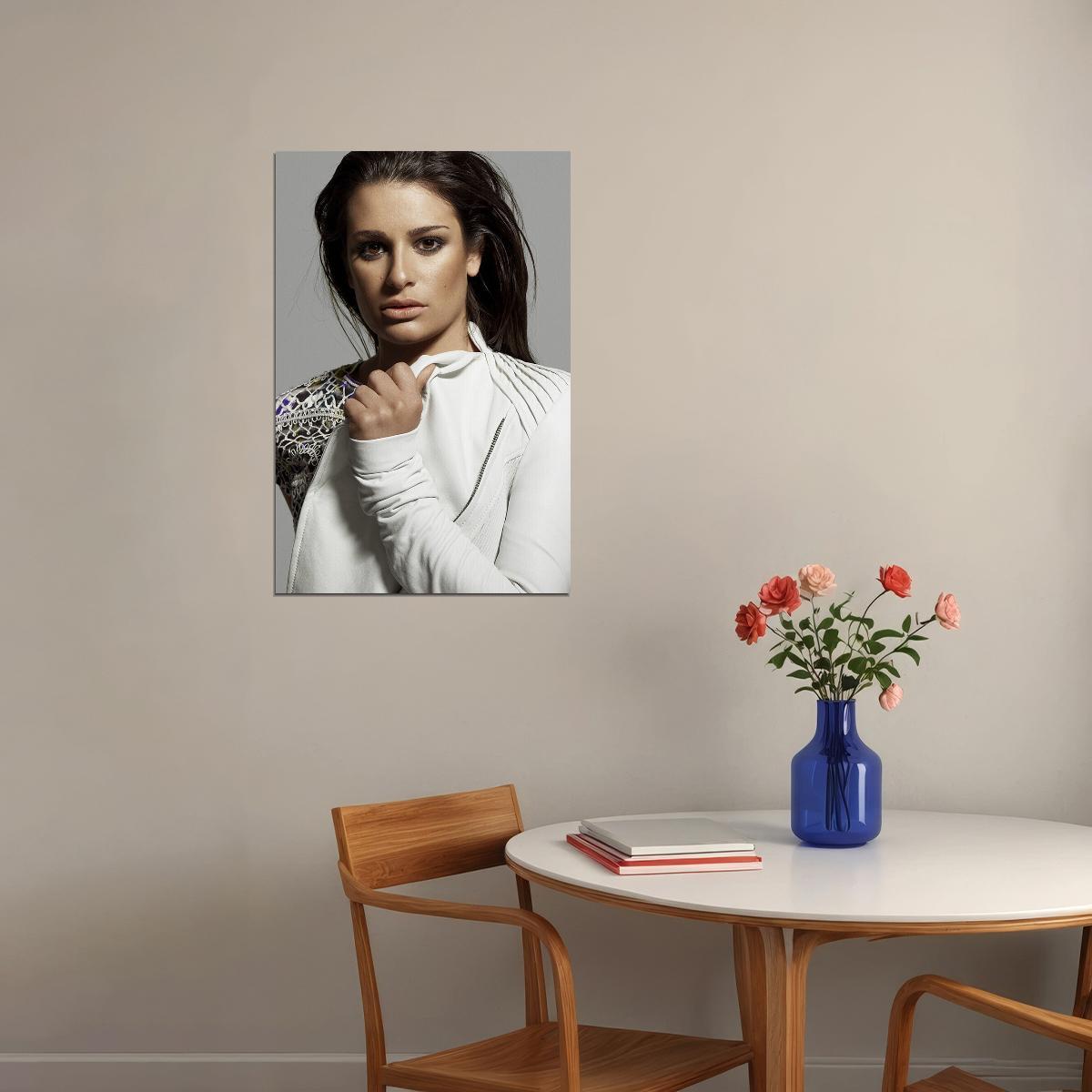 Lea Michele American Singer And Actor Poster Wall Art Print Home Wall Decor - xonomax