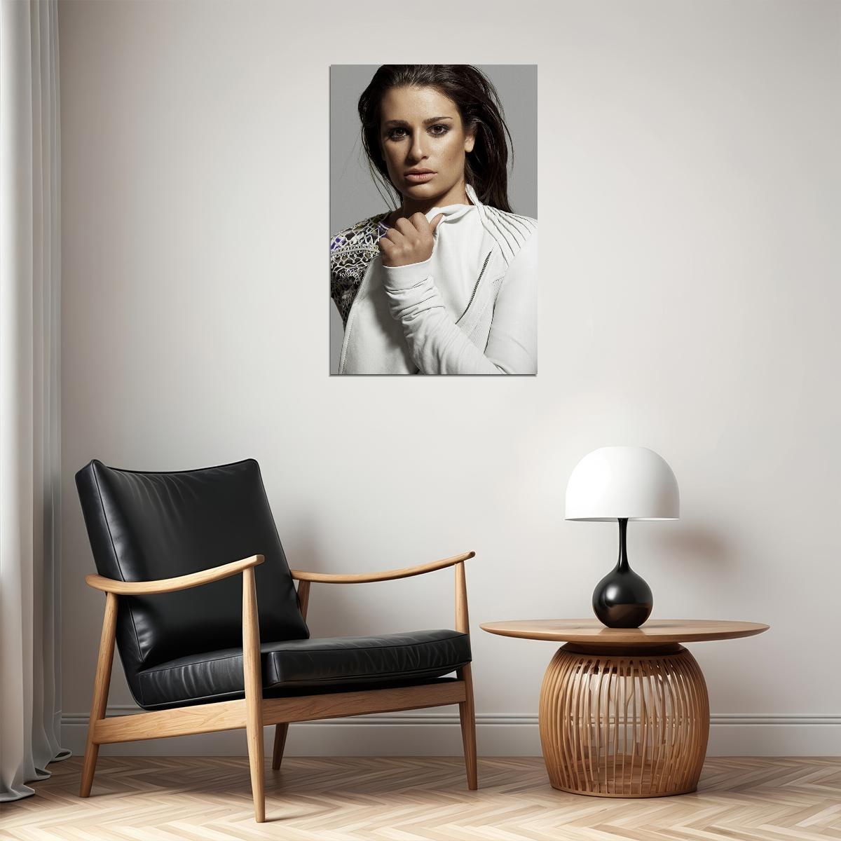 Lea Michele American Singer And Actor Poster Wall Art Print Home Wall Decor - xonomax