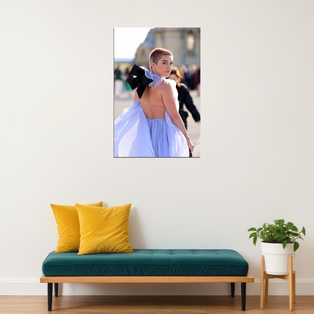 Florence Pugh British Actress And Artist Poster Wall Art Print Home Wall Decor - xonomax