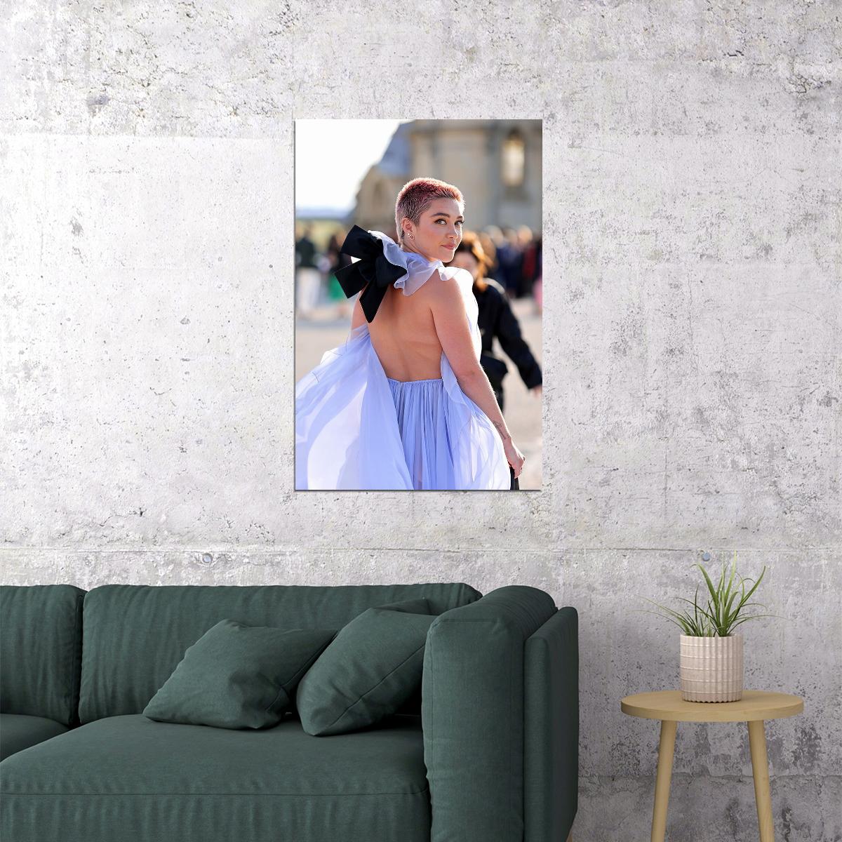 Florence Pugh British Actress And Artist Poster Wall Art Print Home Wall Decor - xonomax