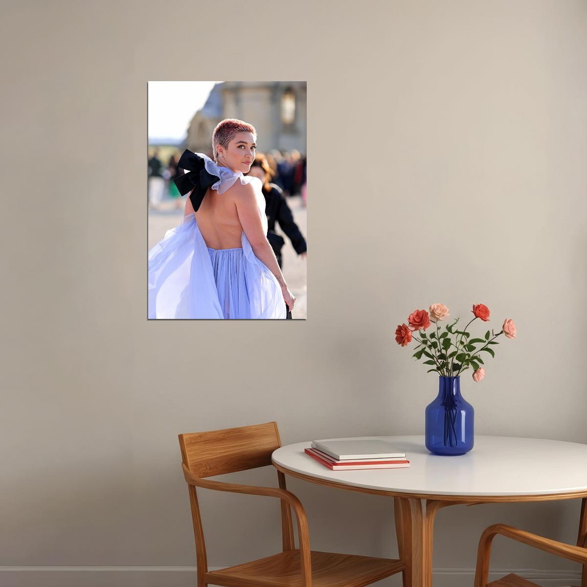 Florence Pugh British Actress And Artist Poster Wall Art Print Home Wall Decor - xonomax