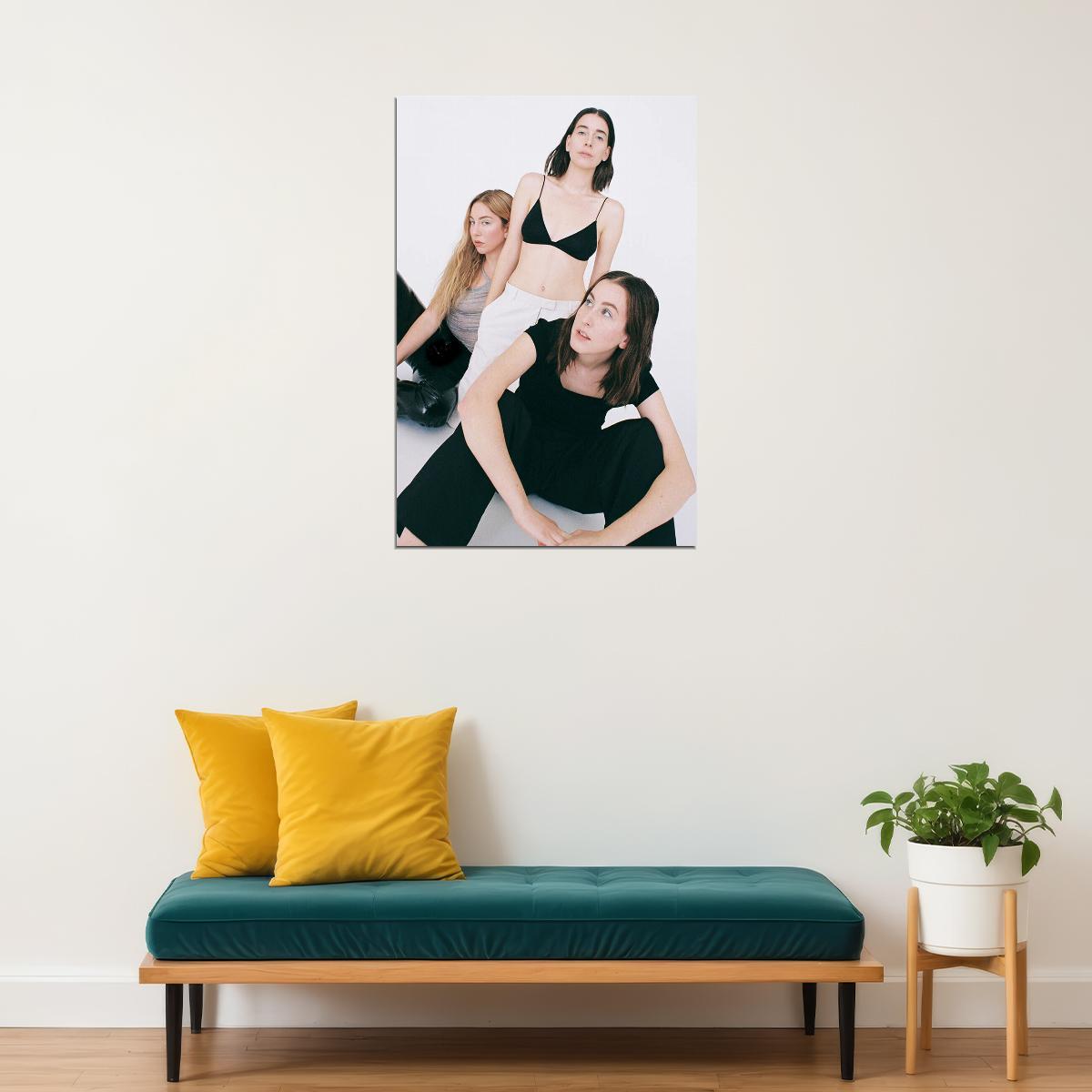 Haim American Pop Rock Music Group Musicians Poster Wall Art Print Home Wall Decor - xonomax