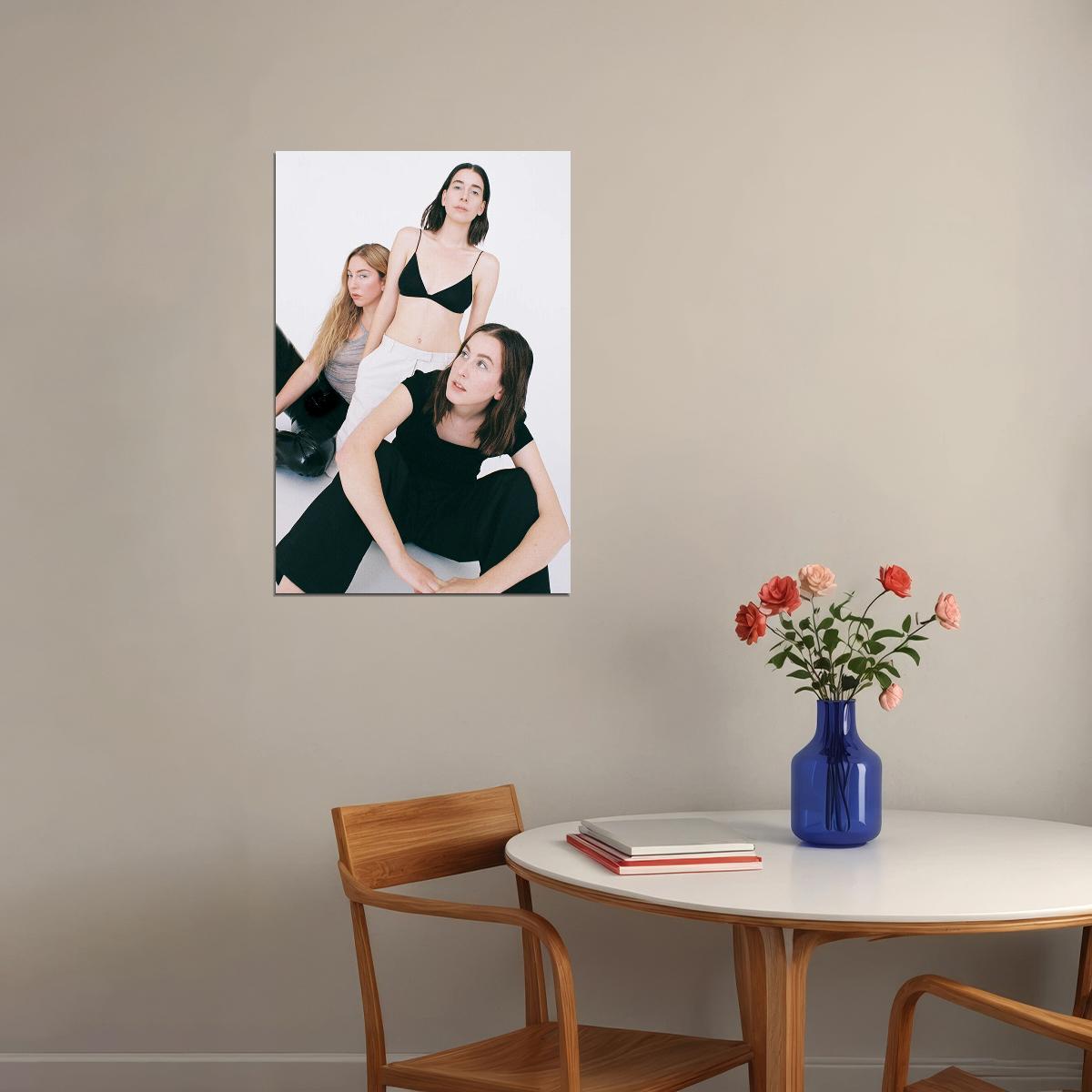 Haim American Pop Rock Music Group Musicians Poster Wall Art Print Home Wall Decor - xonomax