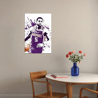 De'aaron Fox Sacramento Kings Basketball Star Player Poster Wall Art Print Home Wall Decor - xonomax