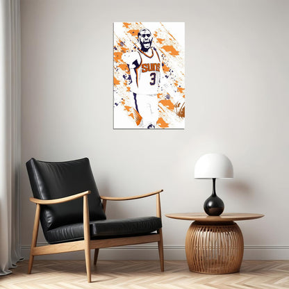 Chris Paul Phoenix Suns Basketball Star Player Poster Wall Art Print Home Wall Decor - xonomax