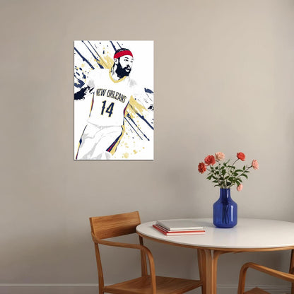 Brandon Ingram New Orleans Pelicans Basketball Star Player Poster Wall Art Print Home Wall Decor - xonomax