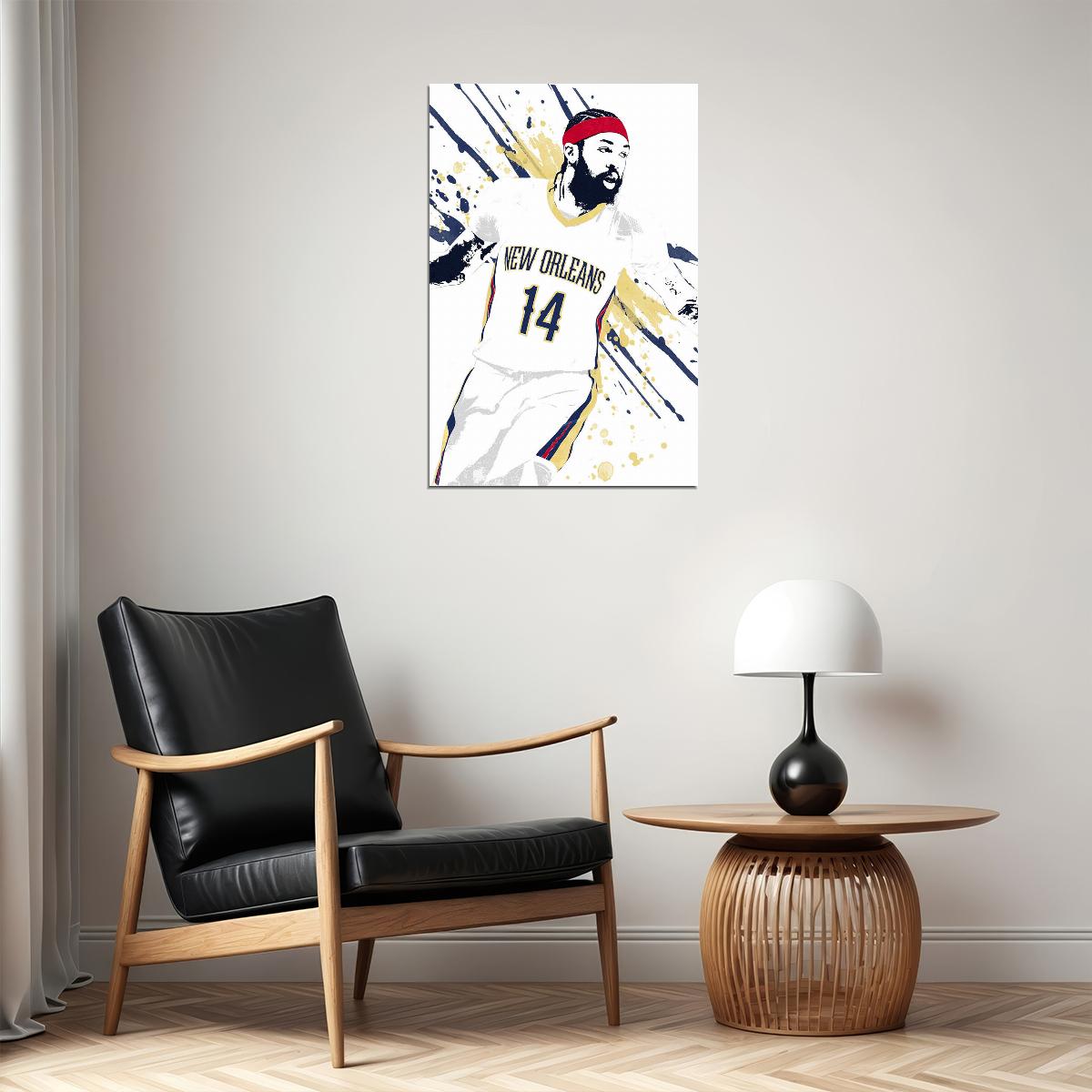 Brandon Ingram New Orleans Pelicans Basketball Star Player Poster Wall Art Print Home Wall Decor - xonomax