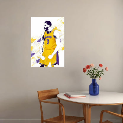 Anthony Davis La Lakers Basketball Star Player Poster Wall Art Print Home Wall Decor - xonomax