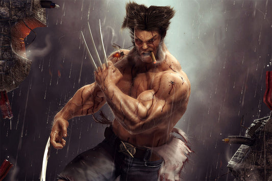 Wolverine Movie Claw Logan Science Fiction Action Horror Poster Wall Art Print Home Wall Decor - xonomax
