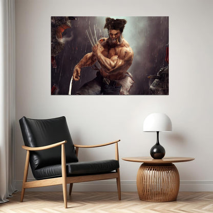 Wolverine Movie Claw Logan Science Fiction Action Horror Poster Wall Art Print Home Wall Decor - xonomax