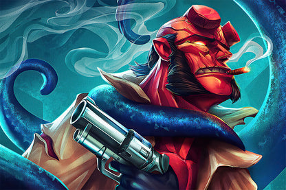 Hellboy Movie Fantasy Action Adventure Poster Wall Art Print Home Wall Decor - xonomax