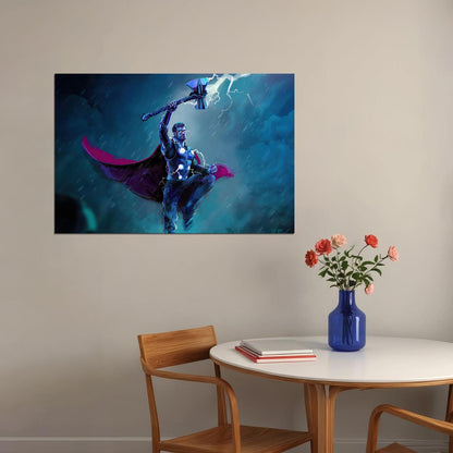 Thor Movie Stormbreaker Adventure Action Fantasy Poster Wall Art Print Home Wall Decor - xonomax