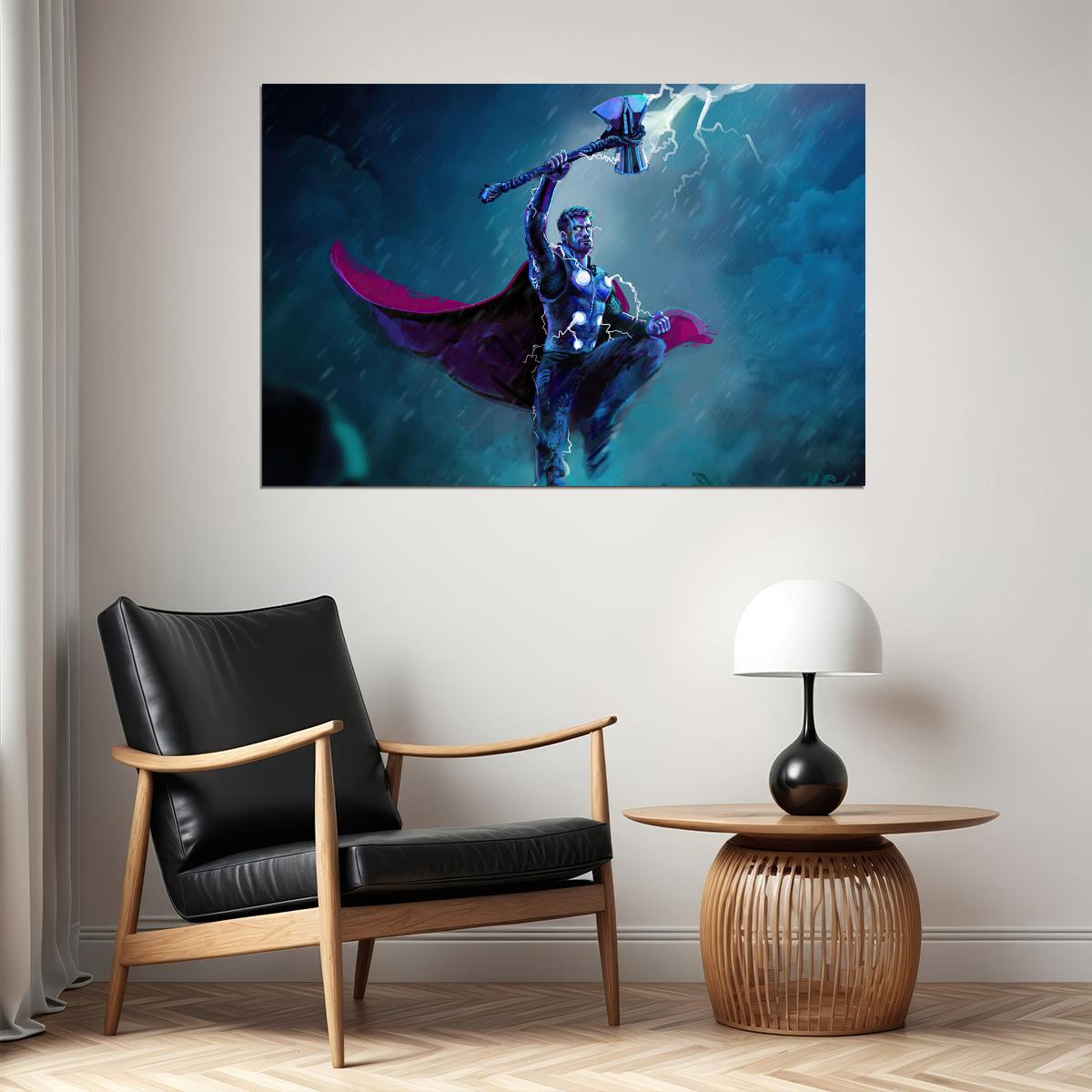 Thor Movie Stormbreaker Adventure Action Fantasy Poster Wall Art Print Home Wall Decor - xonomax