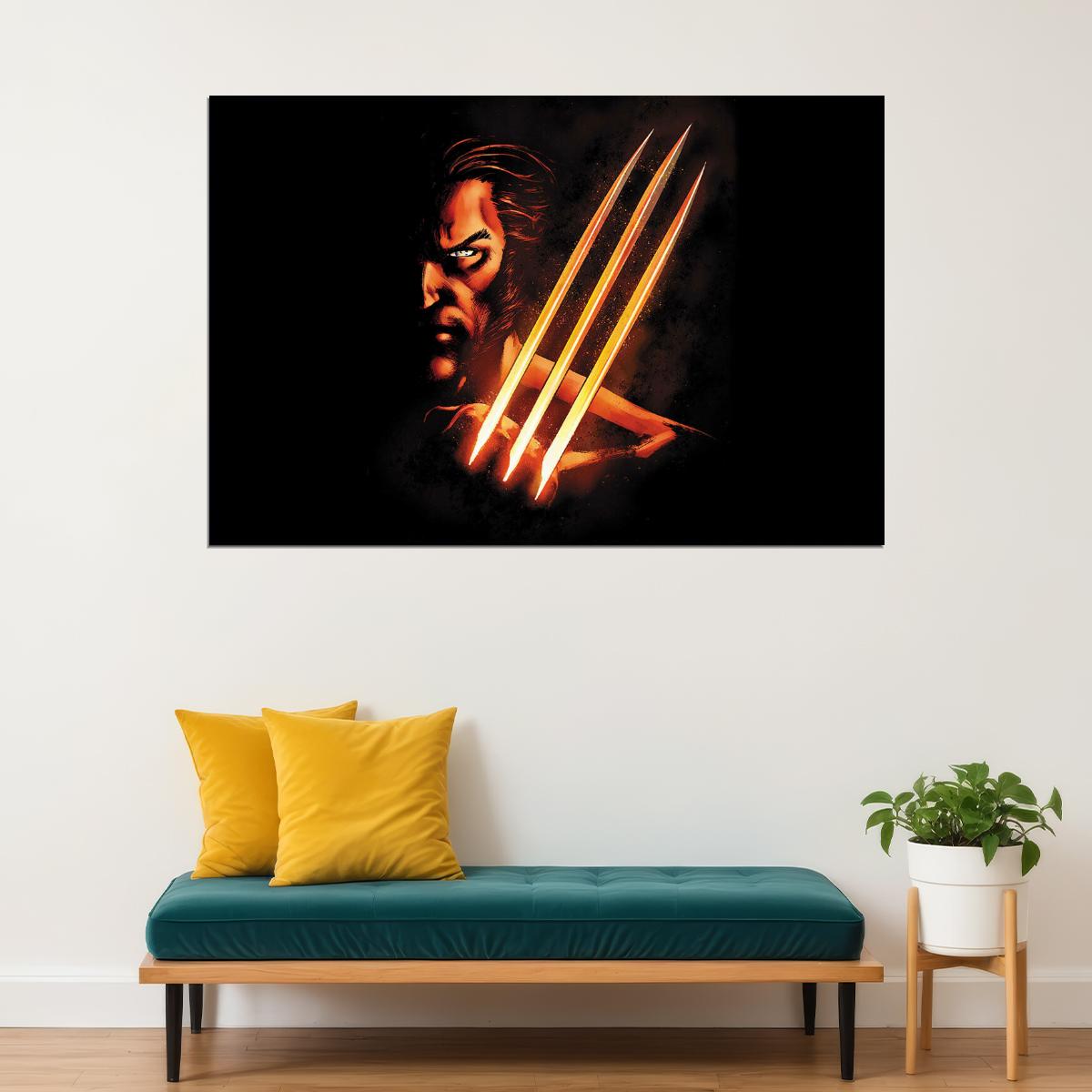 Wolverine Movie Science Fiction Action Horror Poster Wall Art Print Home Wall Decor - xonomax