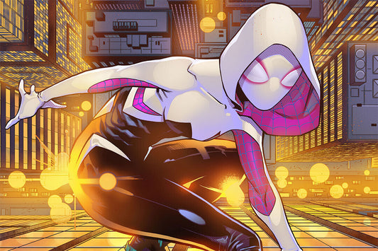 Spider Gwen Movie Adventure Action Fantastic Poster Wall Art Print Home Wall Decor - xonomax