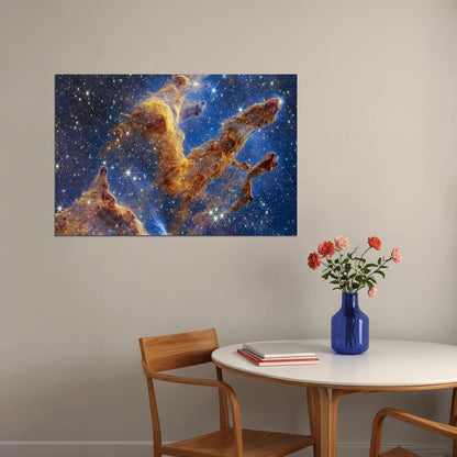 Space Nebula Pillars Of Creation Sidereal Ensemble Poster Wall Art Print Home Wall Decor - xonomax