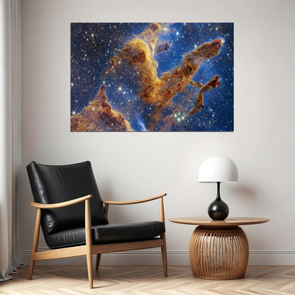 Space Nebula Pillars Of Creation Sidereal Ensemble Poster Wall Art Print Home Wall Decor - xonomax