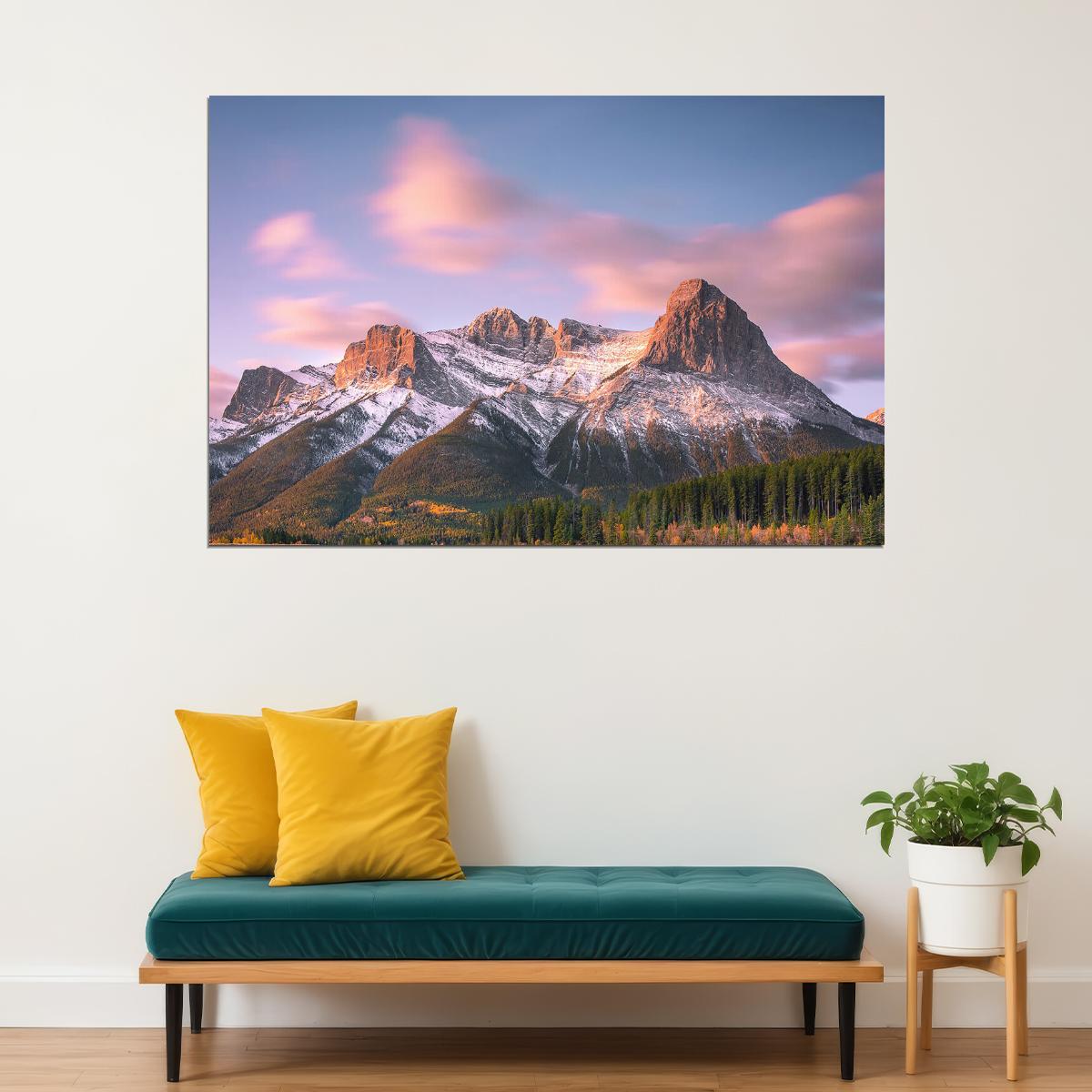 Big Mountain Nature Skyscape Travel Landscape Poster Wall Art Print Home Wall Decor - xonomax