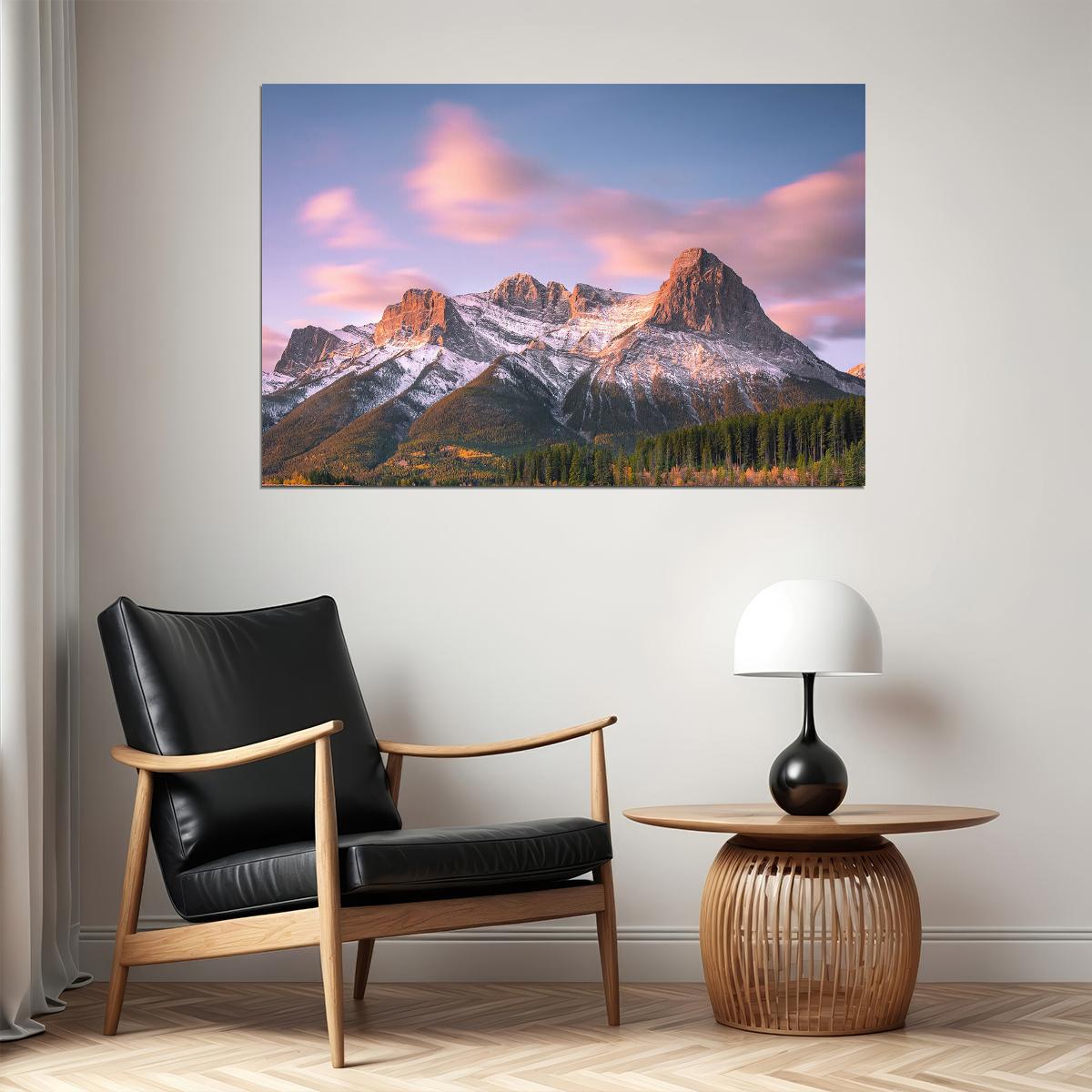 Big Mountain Nature Skyscape Travel Landscape Poster Wall Art Print Home Wall Decor - xonomax