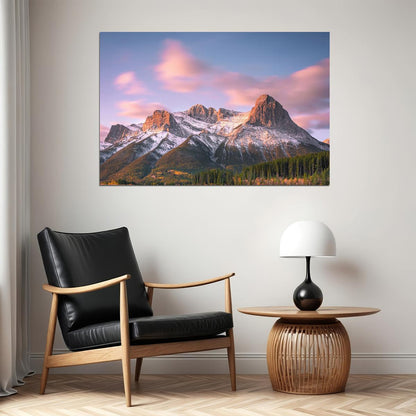 Big Mountain Nature Skyscape Travel Landscape Poster Wall Art Print Home Wall Decor - xonomax