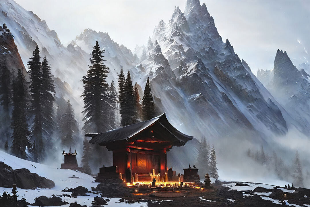 Shrine Mountain Colorado Mountain Peak Landscape Poster Wall Art Print Home Wall Decor - xonomax