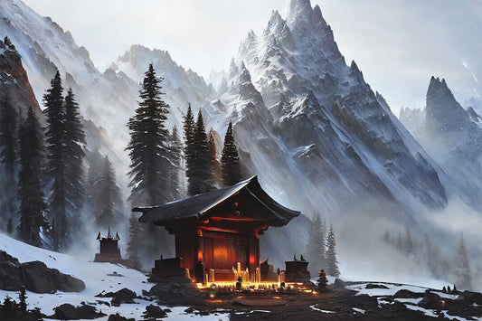 Shrine Mountain Colorado Mountain Peak Landscape Poster Wall Art Print Home Wall Decor - xonomax
