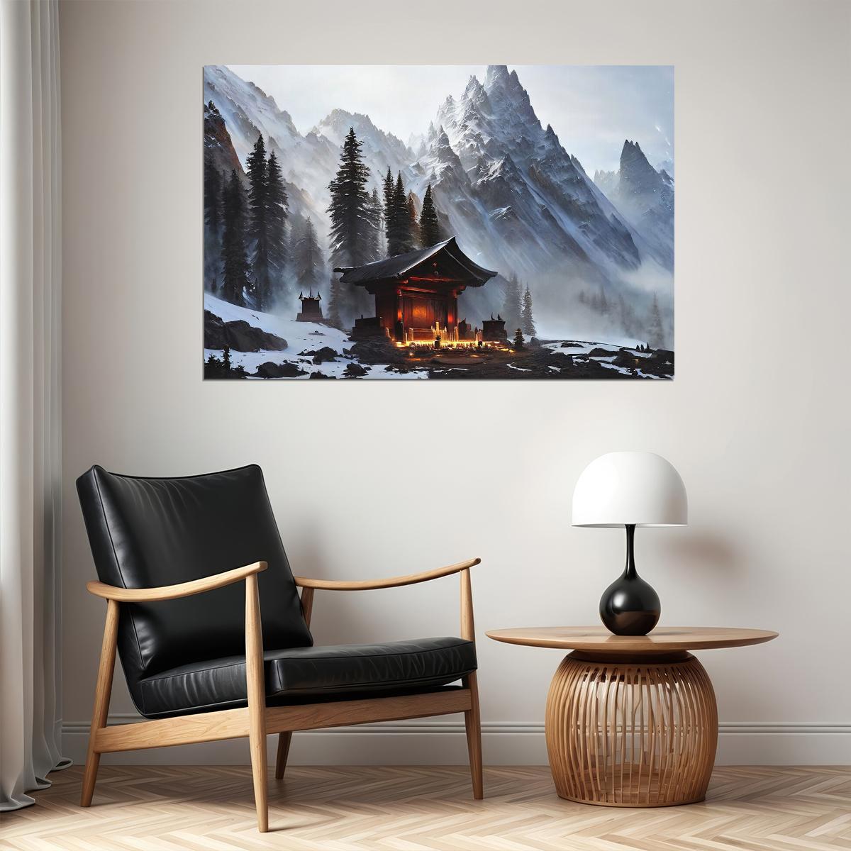 Shrine Mountain Colorado Mountain Peak Landscape Poster Wall Art Print Home Wall Decor - xonomax