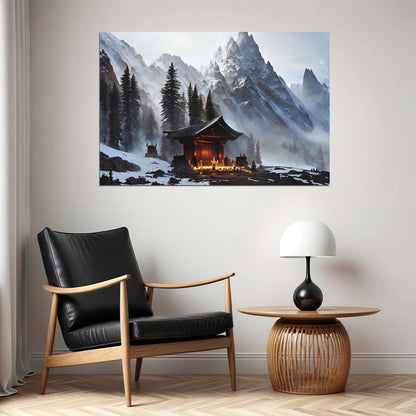 Shrine Mountain Colorado Mountain Peak Landscape Poster Wall Art Print Home Wall Decor - xonomax