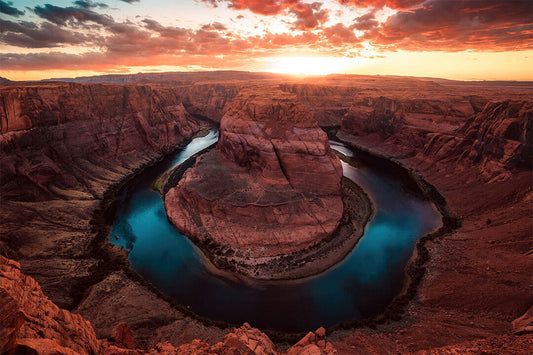 Usa Arizona Colorado River Landscape Poster Wall Art Print Home Wall Decor - xonomax
