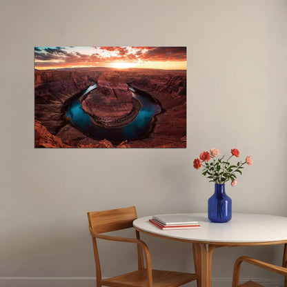 Usa Arizona Colorado River Landscape Poster Wall Art Print Home Wall Decor - xonomax