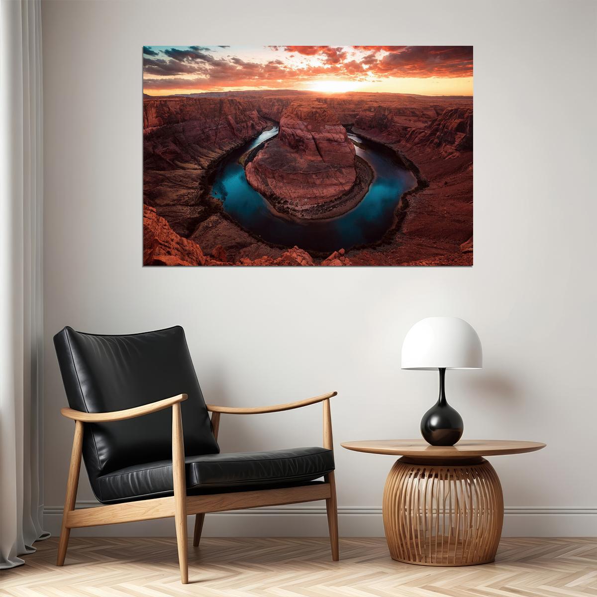 Usa Arizona Colorado River Landscape Poster Wall Art Print Home Wall Decor - xonomax