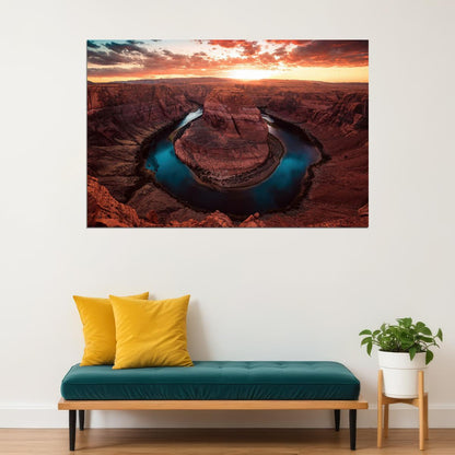 Usa Arizona Colorado River Landscape Poster Wall Art Print Home Wall Decor - xonomax