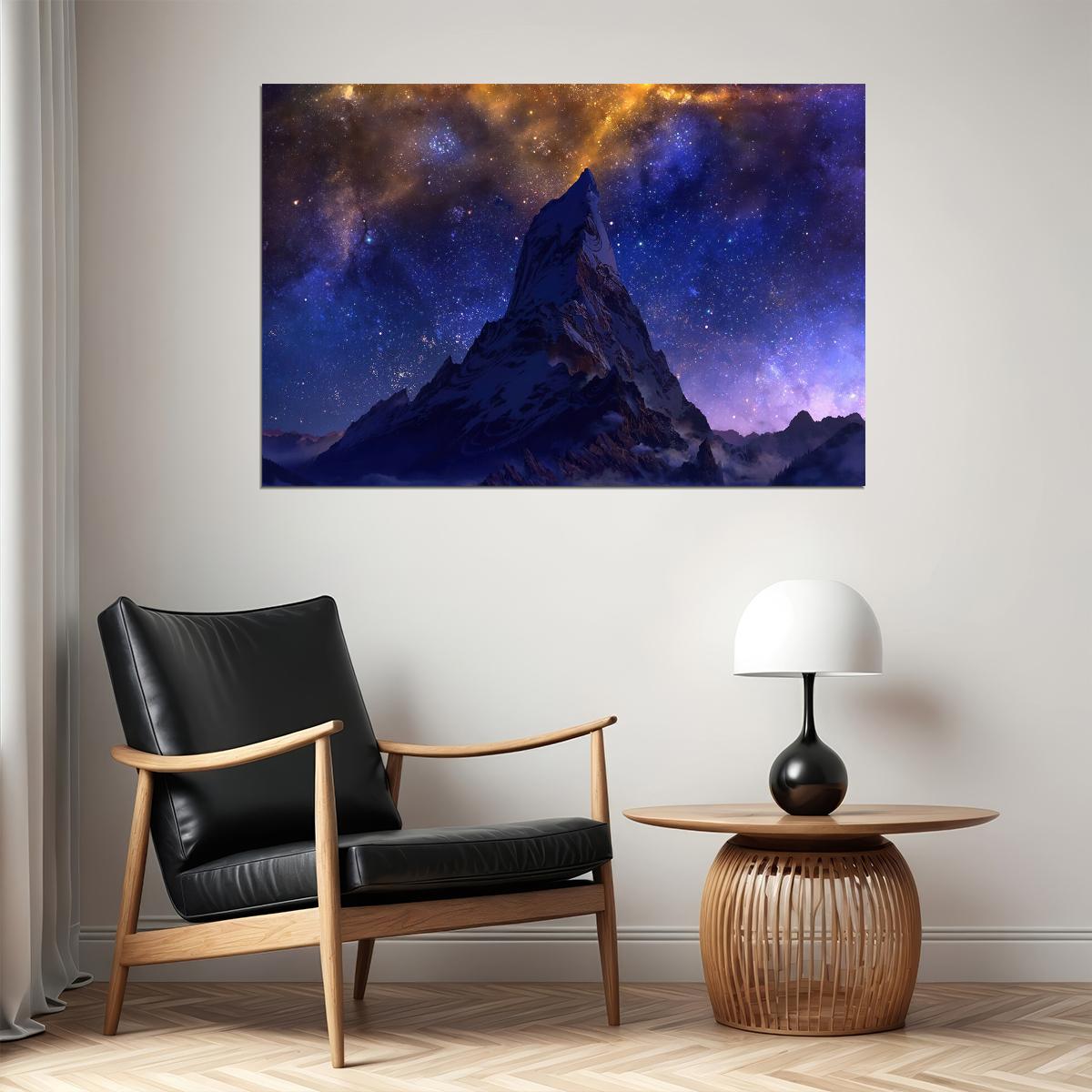 Aurelion Sol Lol Finality Mountain Sky Poster Wall Art Print Home Wall Decor - xonomax