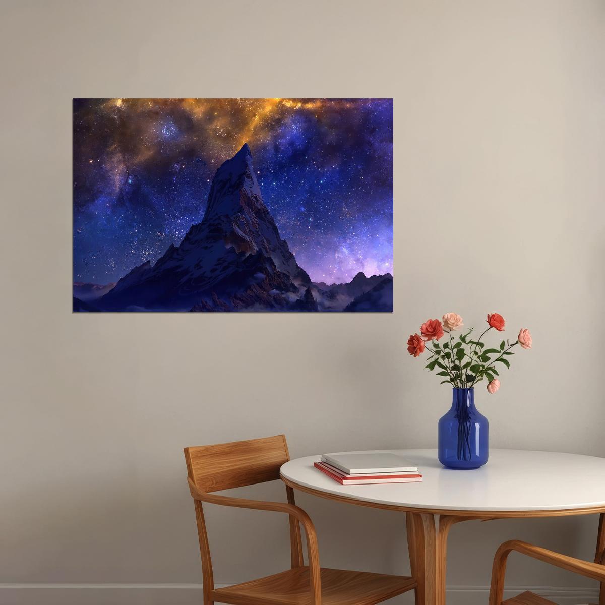 Aurelion Sol Lol Finality Mountain Sky Poster Wall Art Print Home Wall Decor - xonomax