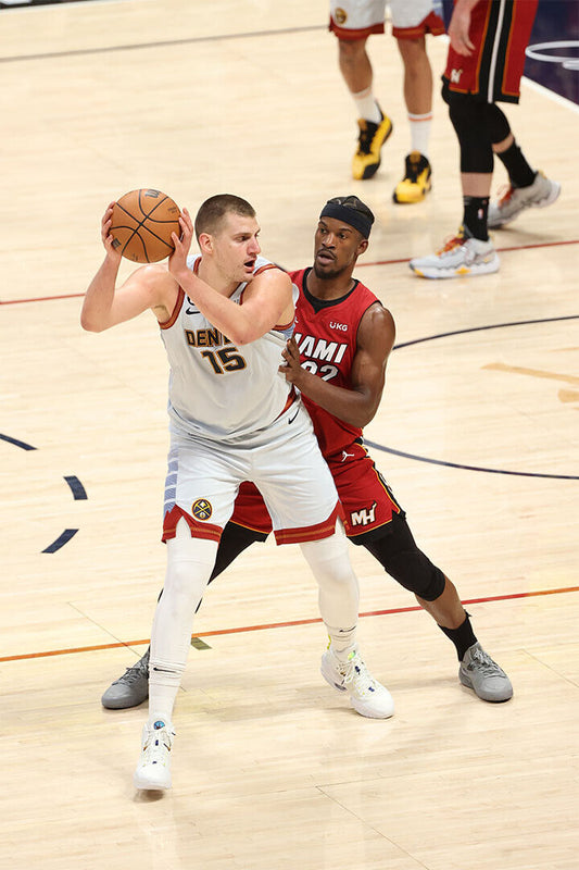 Nikola Jokic In The Match Basketball Denver Nuggets Team Poster Wall Art Print Home Wall Decor - xonomax