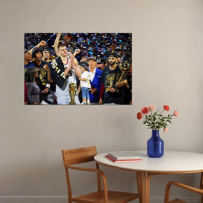 Denver Nuggets Basketball Team Nikola Jokic Basketball Poster Wall Art Print Home Wall Decor - xonomax