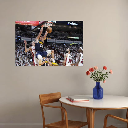 Denver Nuggets Finals Basketball Match Sports Poster Wall Art Print Home Wall Decor - xonomax
