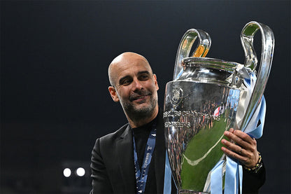 Pep Guardiola Manchester Champions League Winners Poster Wall Art Print Home Wall Decor