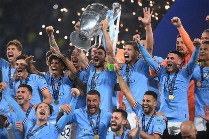 Manchester Champions League Winners Celebration Poster Wall Art Print Home Wall Decor - xonomax