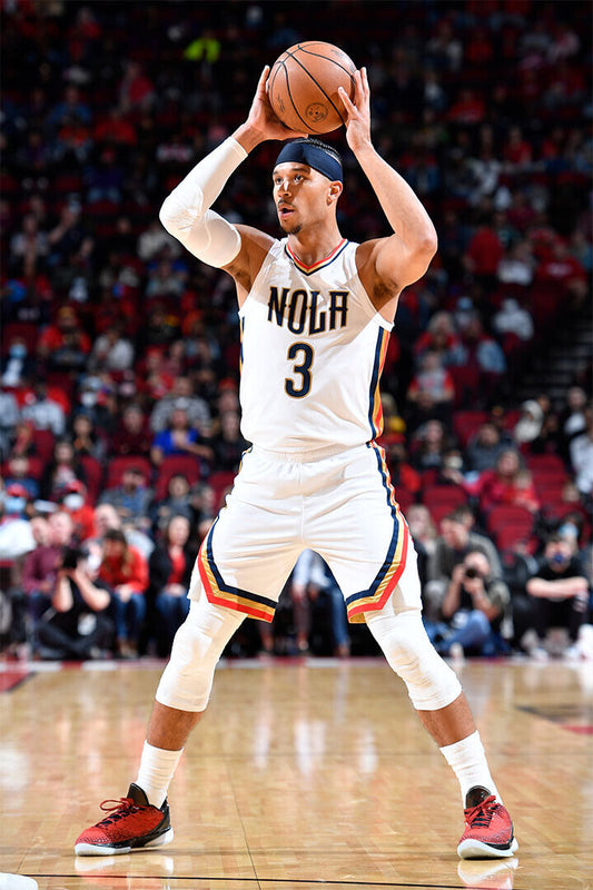 Cj Mccollum 3 American Basketball New Orleans Pelicans Poster Wall Art Print Home Wall Decor - xonomax