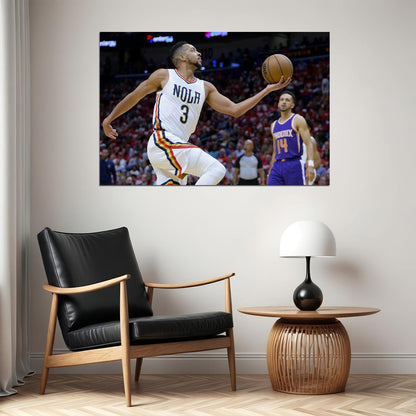 Cj Mccollum American Basketball New Orleans Pelicans Poster Wall Art Print Home Wall Decor - xonomax