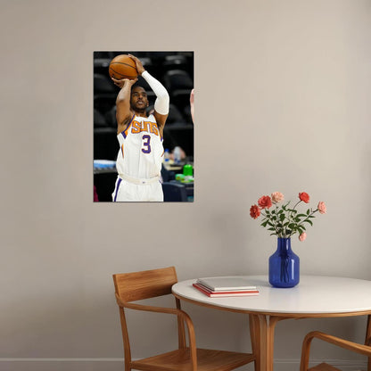 Chris Paul American Athlete Phoenix Suns Basketball Team Poster Wall Art Print Home Wall Decor - xonomax