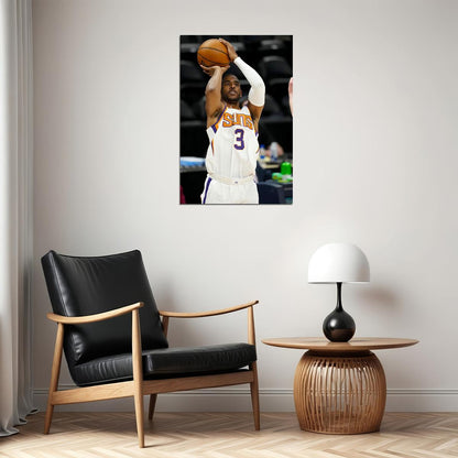 Chris Paul American Athlete Phoenix Suns Basketball Team Poster Wall Art Print Home Wall Decor - xonomax