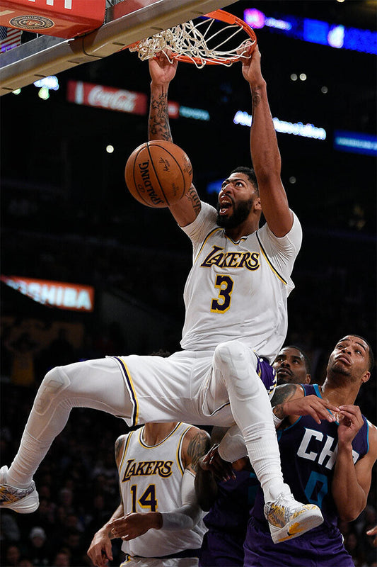 Anthony Davis La Lakers American Basketball Sports Poster Wall Art Print Home Wall Decor - xonomax