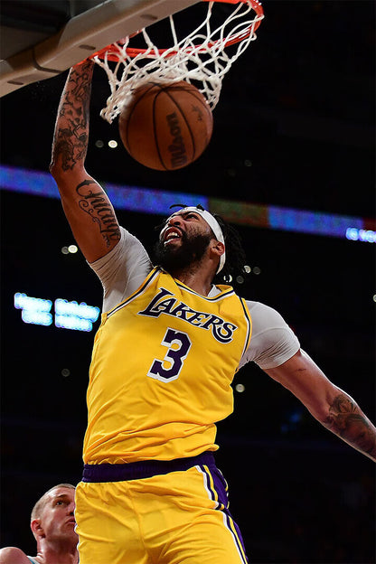 La Lakers Basketball Team Anthony Davis Sports Poster Wall Art Print Home Wall Decor - xonomax